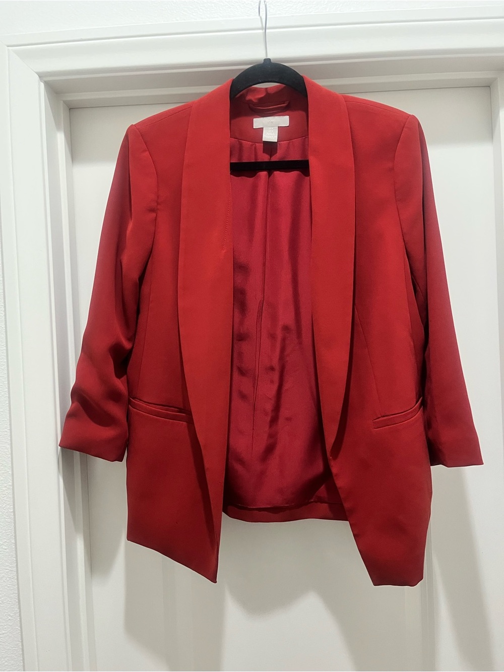 Women's Collar Coral Blazer